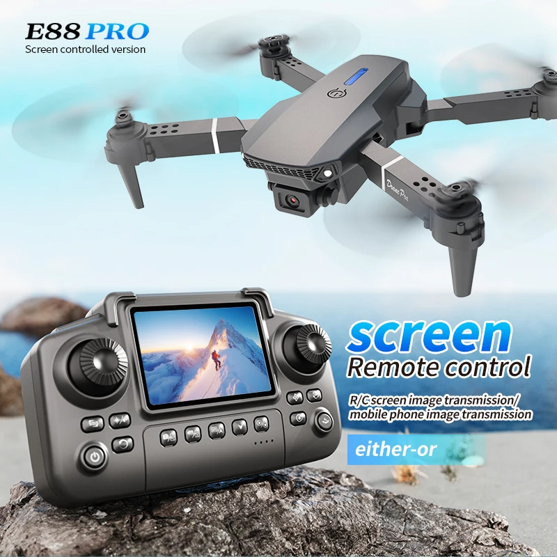 Drone Battery Box - 전문가용 E88 PRO 드론, 화면 탑재