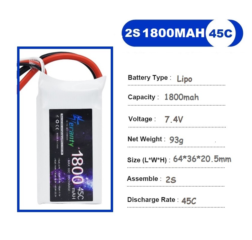 2PCS 7.4V Lipo 2S 배터리 1500mah/ - Drone Battery 4S 리뷰 및 가격