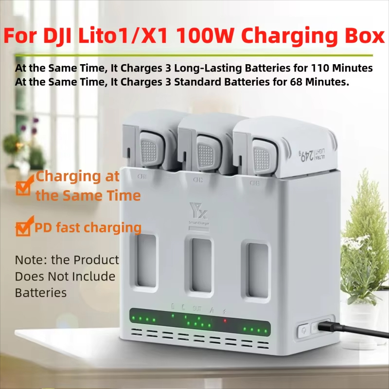 DJI LITO 1/X1 드론 배터리용 100W 고속  - Drone Battery Smart 리뷰 및 가격